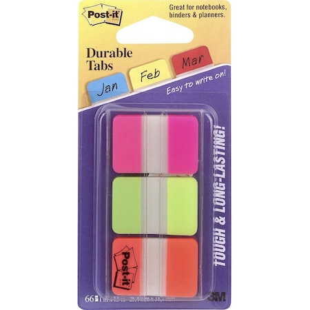 Post-It Tab, Post-It, Solid, 1, Brite Pk MMM686PGO